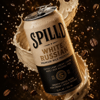 White Russian - Coffee. Cream. No confession needed.